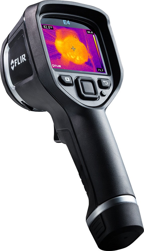 FLIR E4 Compact Thermal Imaging Camera with 80 x 60 IR Resolution, MSX and Wi-Fi